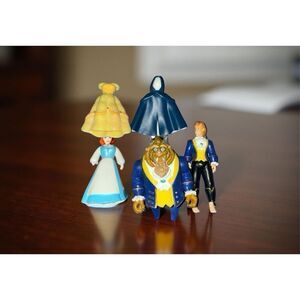 Vintage Disney Beauty & Beast Transforming Prince Adam Beast & Belle Dresses B22